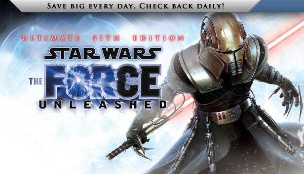 Official cover art for the action game Star Wars: The Force Unleashed Ultimate Sith Edition featuring Starkiller.
