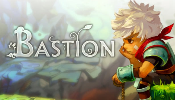 Cover art for Bastion featuring the main character known as the Kid.