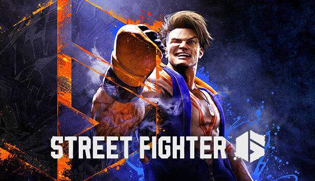 Official cover art for Street Fighter 6 featuring a stylized close-up of a fighter with vibrant, colorful accents.