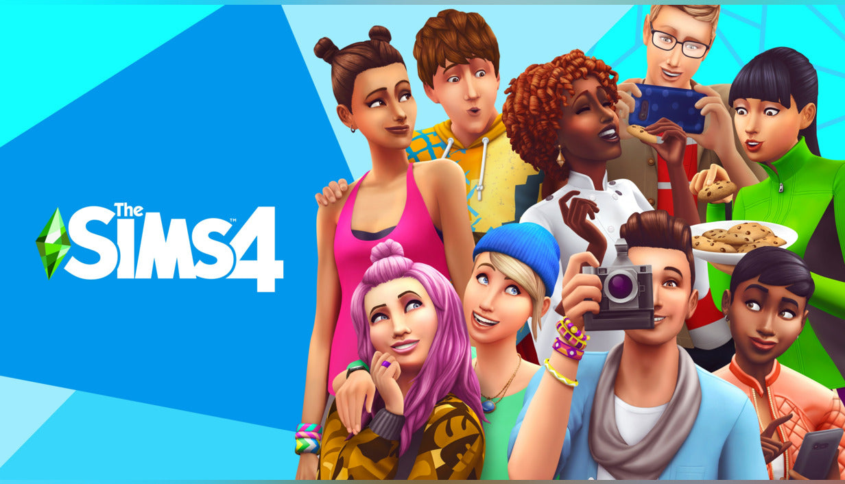 Official cover art for the life simulation game The Sims 4 on XBOX One. Create and control virtual characters in a sandbox world.