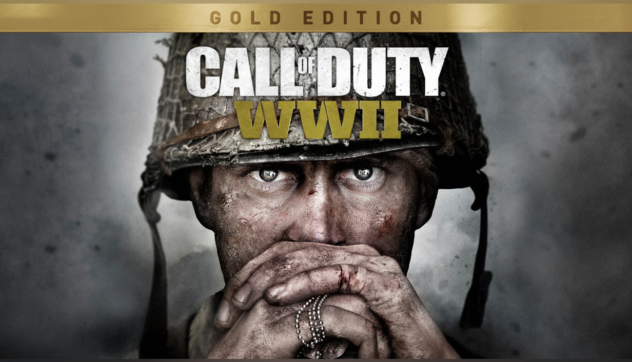 Official cover art for Call of Duty: WWII - Gold Edition on XBOX One, a first-person shooter game developed by Sledgehammer Games.