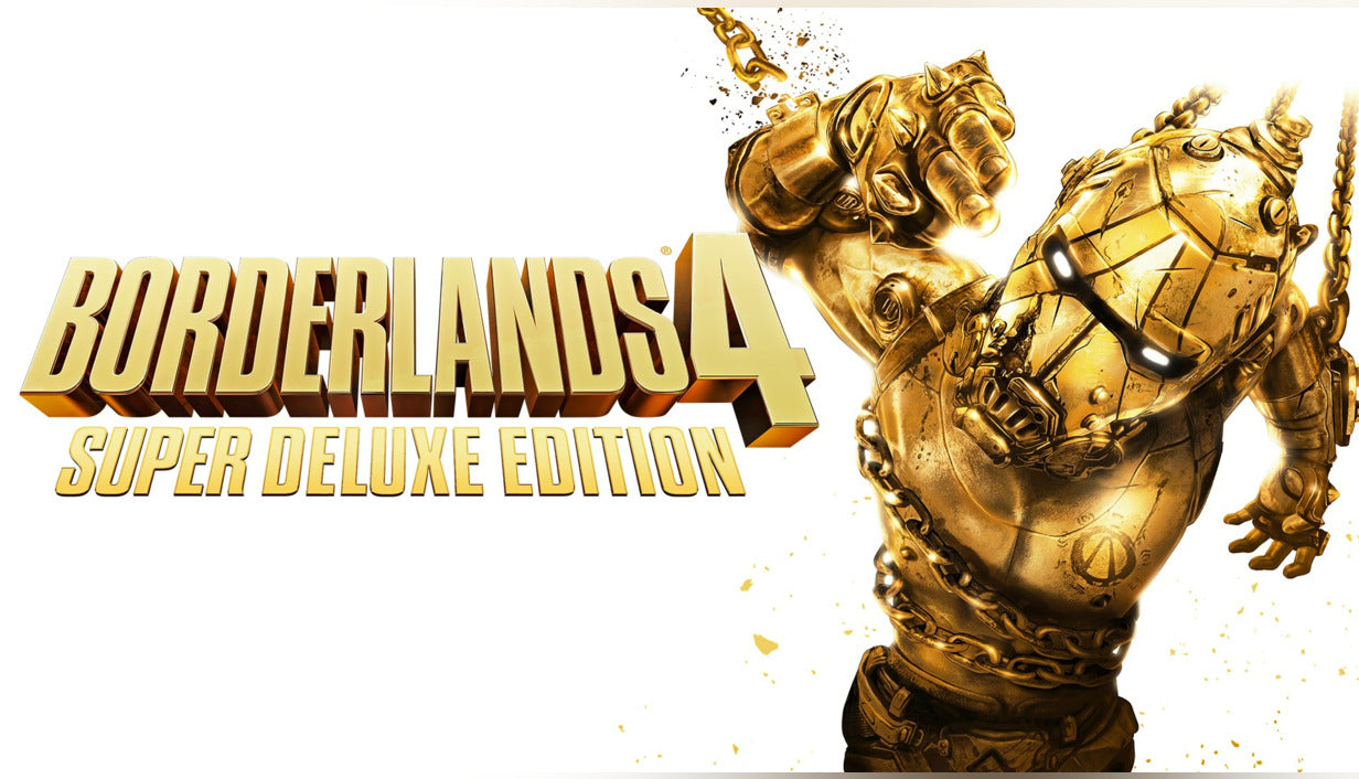 Cover art for Borderlands 4 Super Deluxe Edition, an action RPG first-person shooter game by Gearbox Software and 2K.