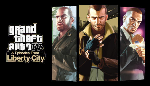 Official cover art for Grand Theft Auto IV Complete Edition showing a comic-style collage of characters and the game logo.