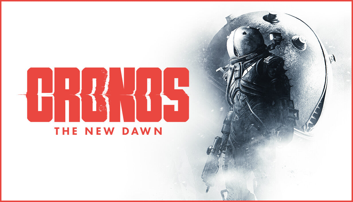 Official cover art for the sci-fi survival horror game Cronos: The New Dawn by Bloober Team.
