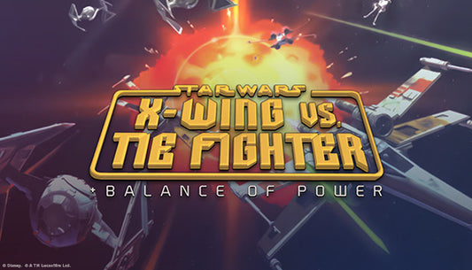 Official cover art for Star Wars X-Wing vs TIE Fighter - Balance of Power Campaigns featuring space combat.