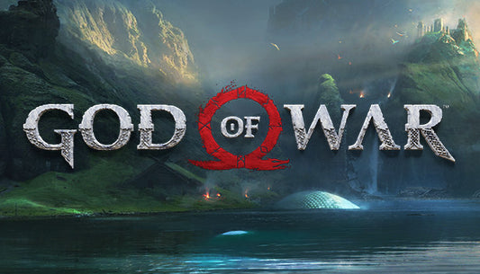 Official cover art for God of War on PC featuring Kratos and Atreus in a snowy mythological Norse landscape.