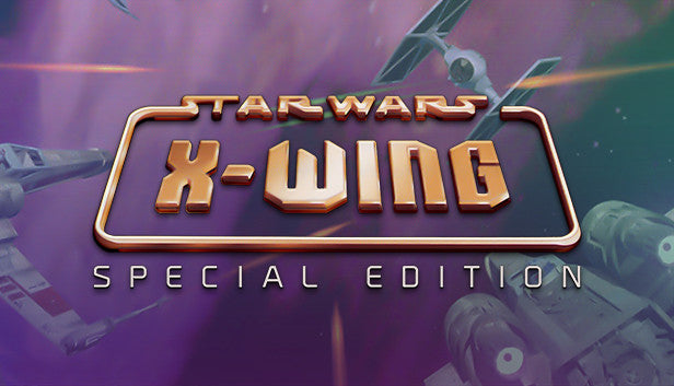 Official cover art for the space combat simulation game STAR WARS: X-Wing Special Edition.