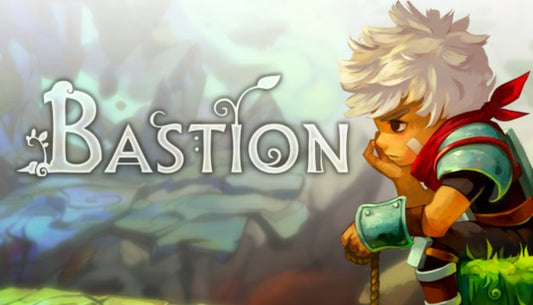 Cover art for Bastion featuring the main character known as the Kid.