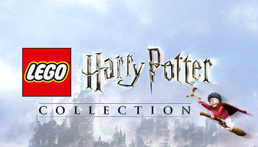 Official cover art for the LEGO Harry Potter Collection featuring Harry Potter and friends in a magical LEGO setting.