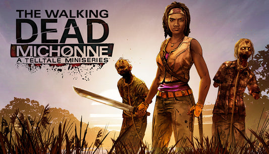 Official cover art for The Walking Dead: Michonne - A Telltale Miniseries, a narrative-driven survival horror game PC Steam key.