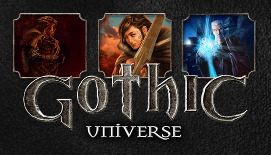 Official cover art for the Gothic Universe Edition bundle featuring iconic characters from the RPG series.