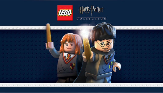 Official cover art for LEGO Harry Potter Collection on Nintendo Switch featuring Harry Potter and several LEGO characters.