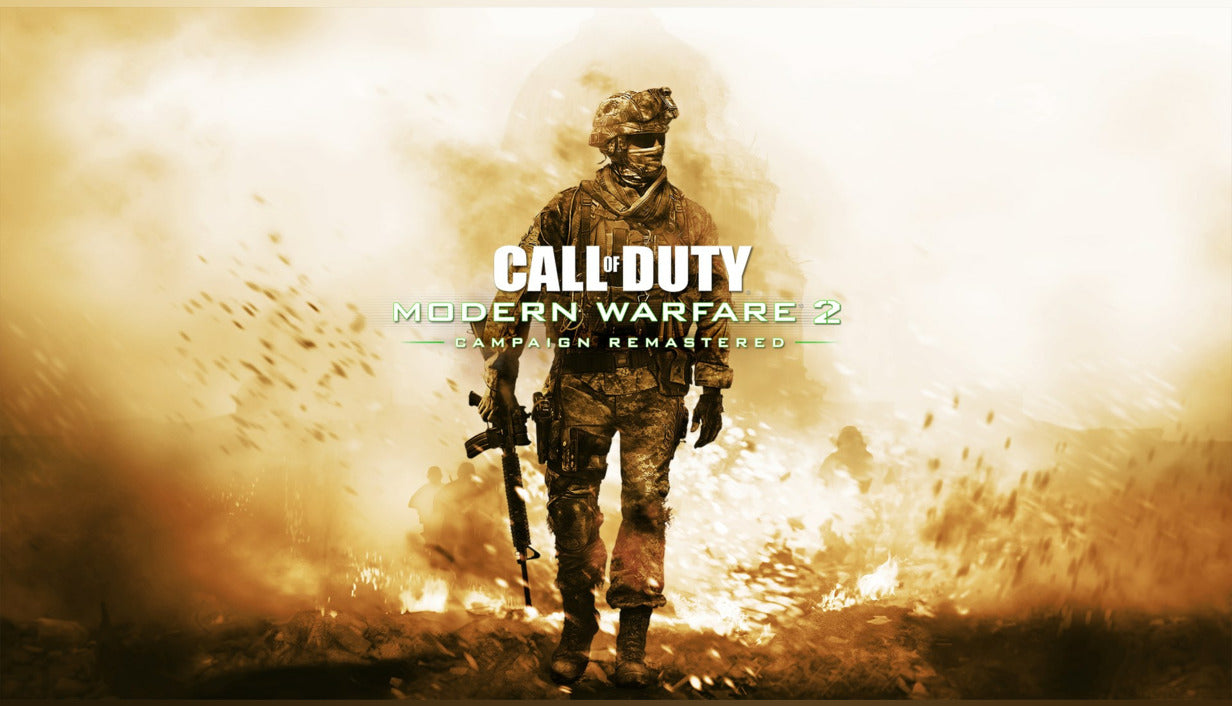 Official cover art for Call of Duty: Modern Warfare 2 Campaign Remastered on XBOX One, a remastered action shooter game.