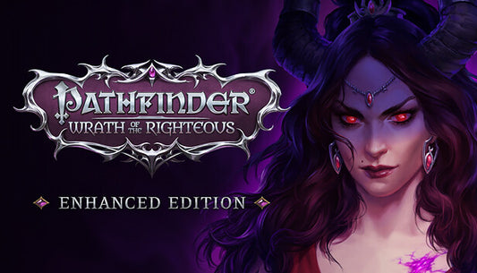 Official cover art for the fantasy CRPG Pathfinder: Wrath of the Righteous - Enhanced Edition.