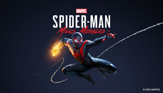 Official cover art for Marvel's Spider-Man: Miles Morales featuring the superhero in his black and red suit.
