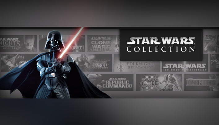 Official cover art for the Star Wars Collection featuring various iconic characters and scenes from the franchise.