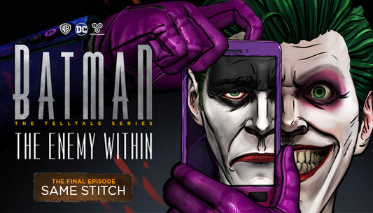 Official cover art for Batman: The Enemy Within - The Telltale Series featuring Batman in a dark, comic book style.
