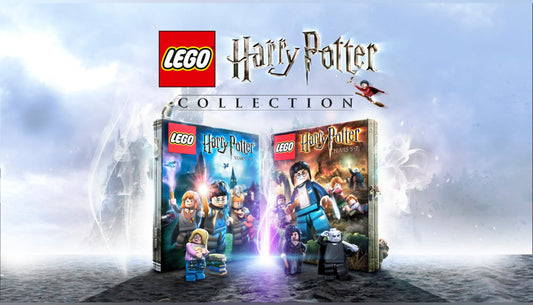 Official cover art for LEGO Harry Potter Collection featuring Harry Potter and friends in a whimsical LEGO world.