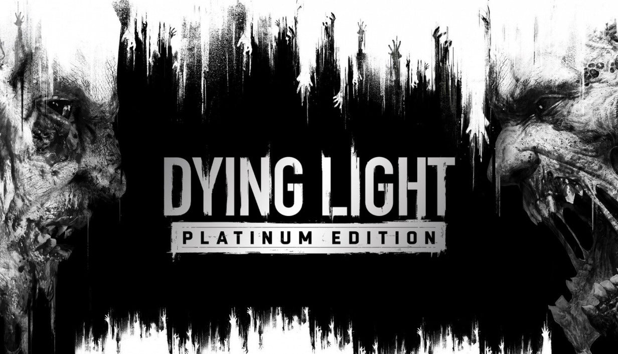 Official cover art for the action survival bundle Dying Light Platinum Edition on PC Steam featuring zombie horror themes.