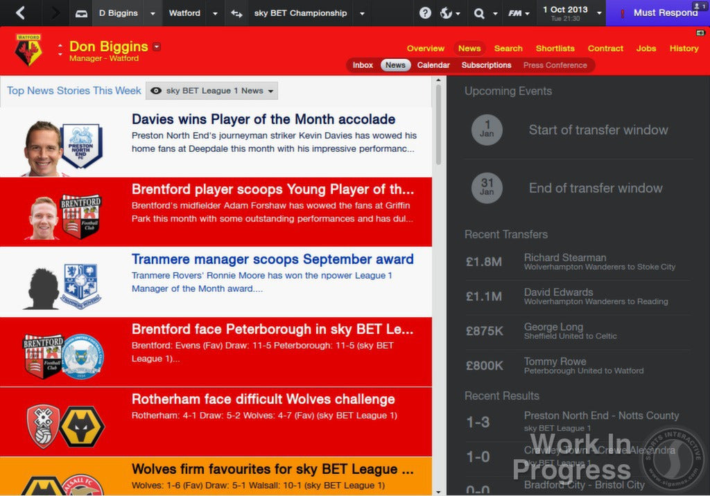 Football Manager 2014 PC Steam Key