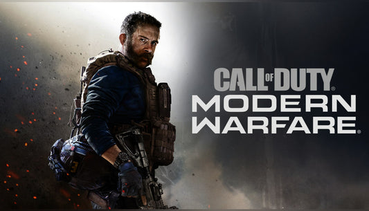 Official cover art for Call of Duty: Modern Warfare (2019) featuring a soldier in tactical gear.