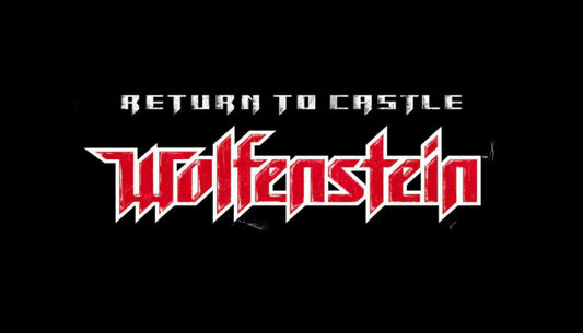 Official cover art for the World War II first-person shooter Return to Castle Wolfenstein.