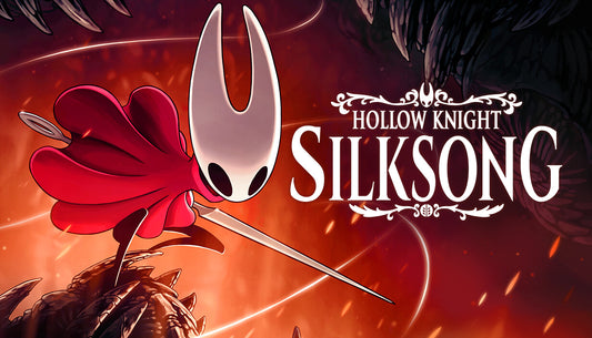 Official cover art for the action-adventure game Hollow Knight: Silksong featuring the protagonist Hornet.