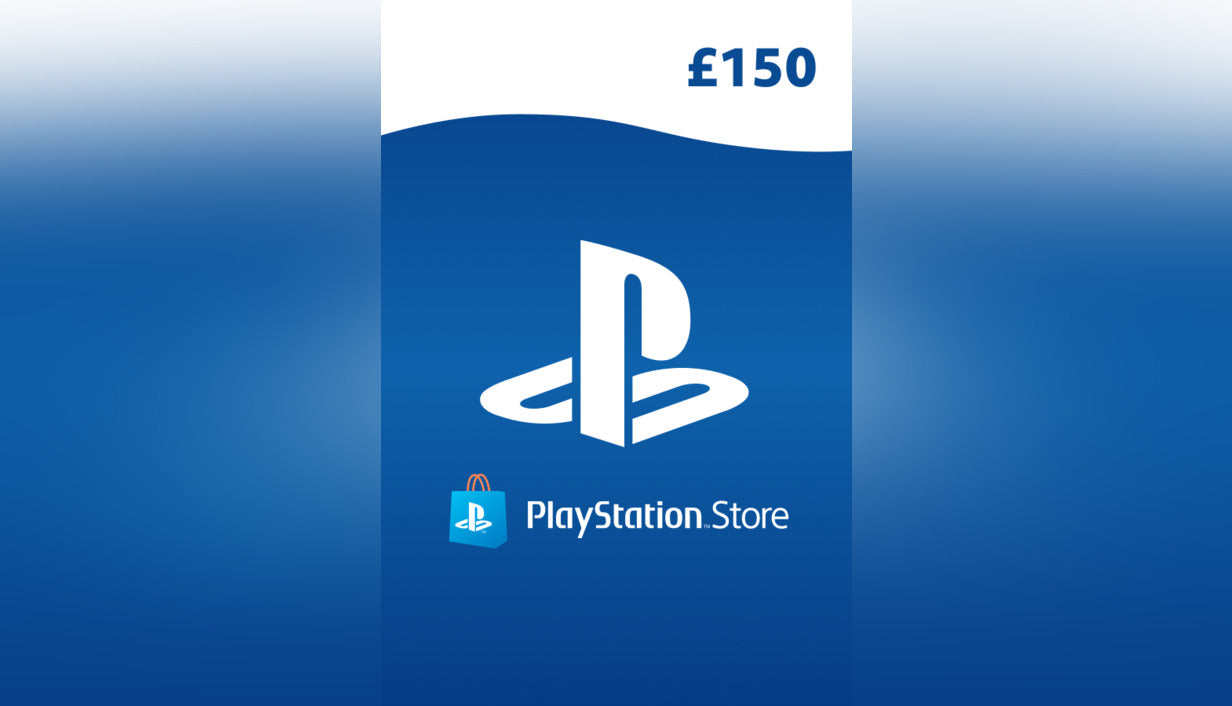 150 GBP Gift Card for the PlayStation Store, valid for PS4 and PS5. Top up your wallet to buy digital games and add-ons.