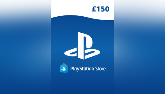 150 GBP Gift Card for the PlayStation Store, valid for PS4 and PS5. Top up your wallet to buy digital games and add-ons.