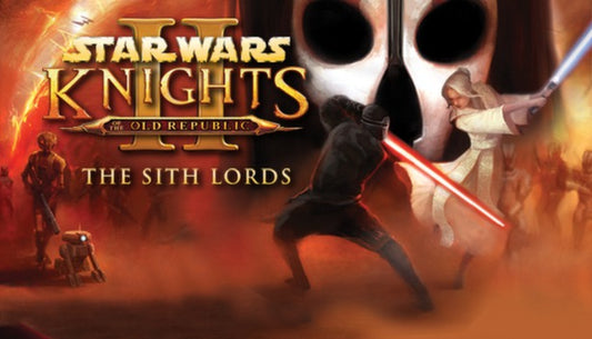 Official cover art for Star Wars Knights of the Old Republic II - The Sith Lords featuring Darth Nihilus.