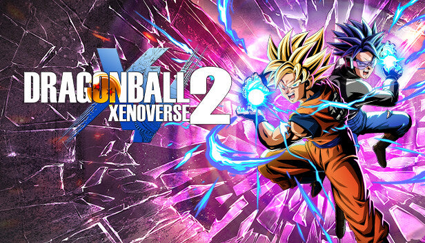 Official cover art for Dragon Ball Xenoverse 2 featuring Goku in a powerful combat stance against a bright background.