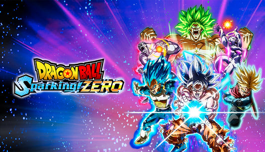 Official cover art for DRAGON BALL: Sparking! ZERO featuring Goku and Vegeta in powerful combat poses.