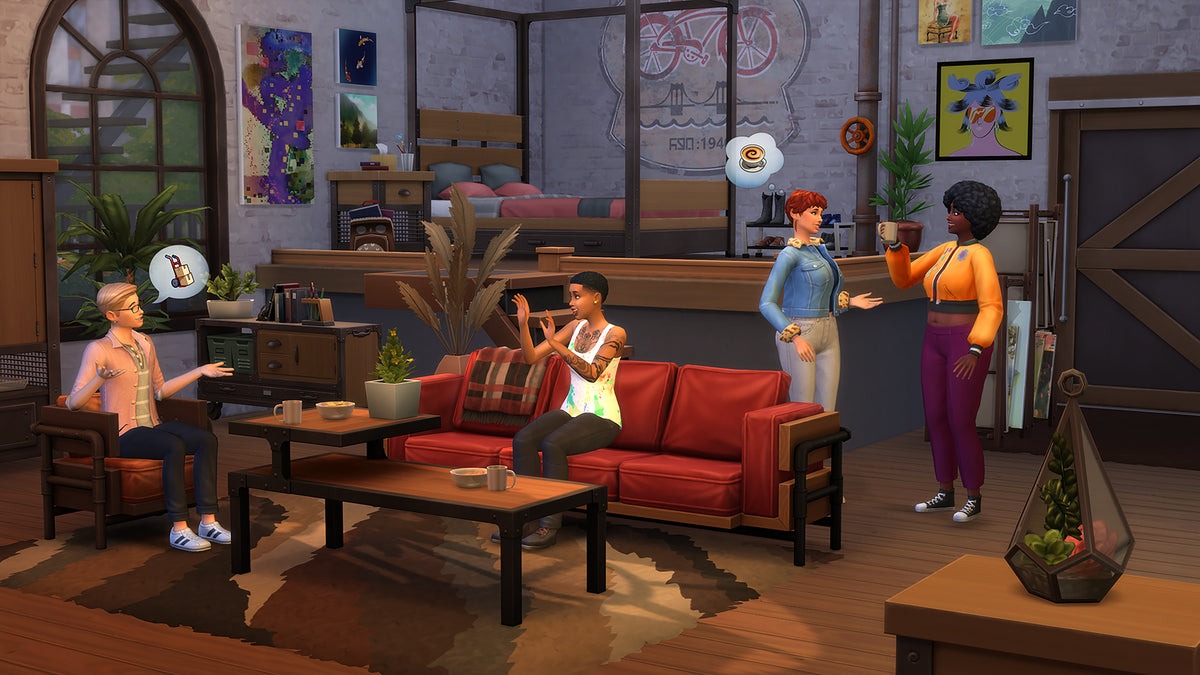 The Sims 4 Industrial Loft Kit PC & Mac EA App Key