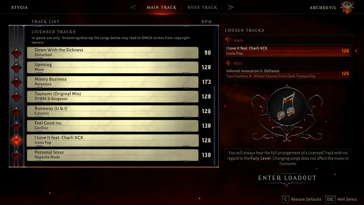 Metal: Hellsinger - Essential Hits Pack PC Steam Key